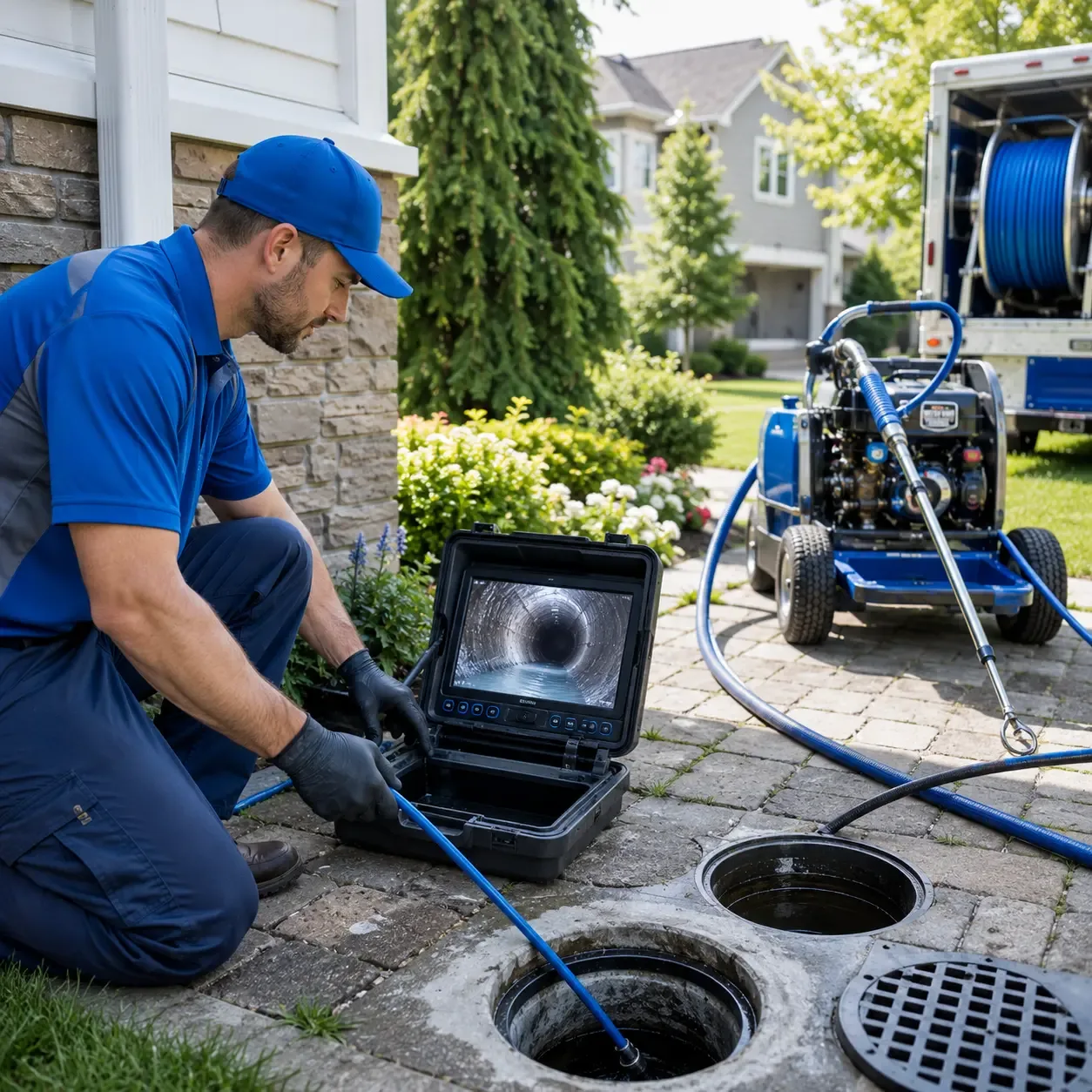 Outdoor drain cleaning professionals serving Mount Savage, MD